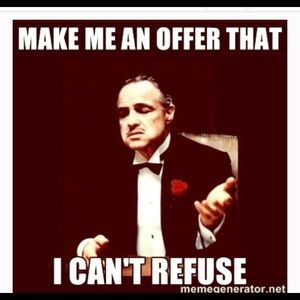 I consider all reasonable offers.